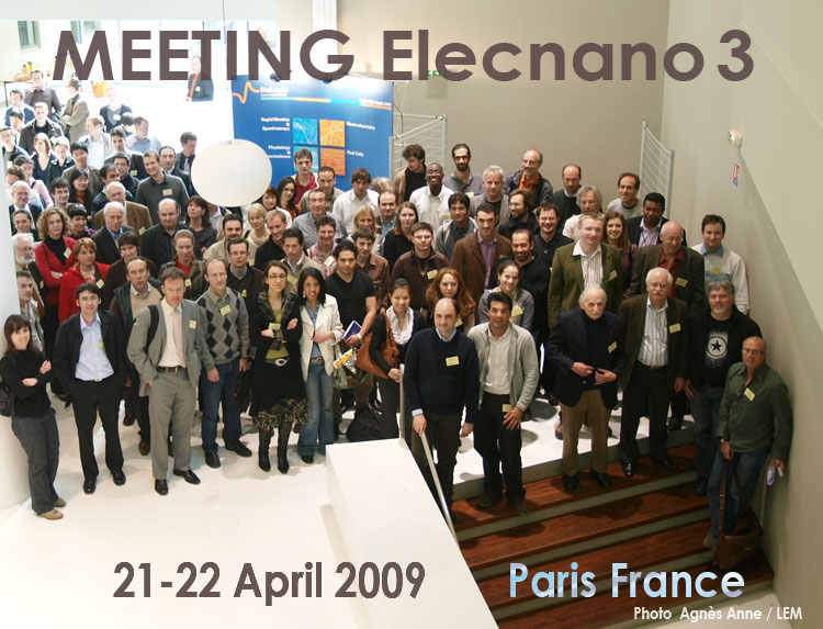 Group Photo - Meeting Elecnano 3 - Paris, France